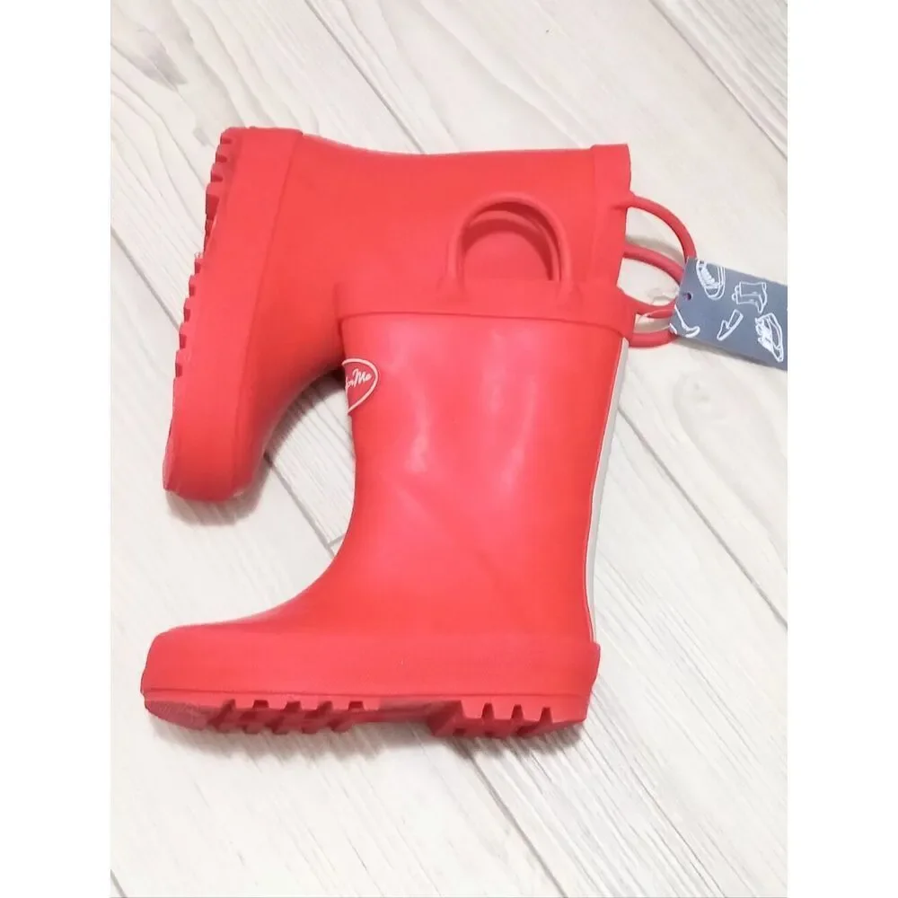 (17-4811)  K KomForme Toddler Rain Boots Sz 5